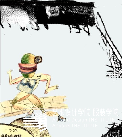 插画作品《一部老...